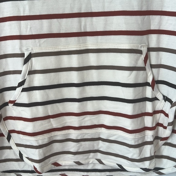 NEW Market & Spruce Shirt Milania French Terry Curved Hem Hoodie Size XS - Picture 9 of 16